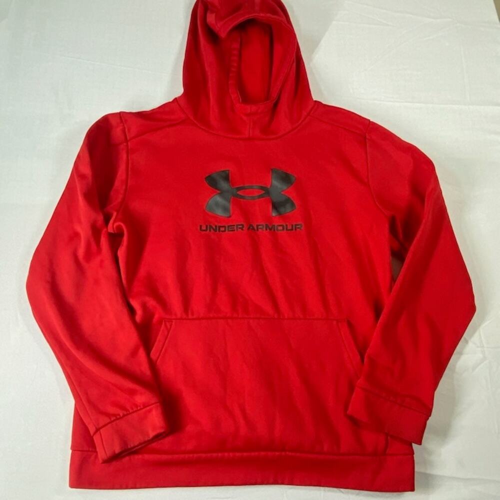 Under Armour Youth XL Hoodie • Red • Long Sleeve • Pre‑Owned
